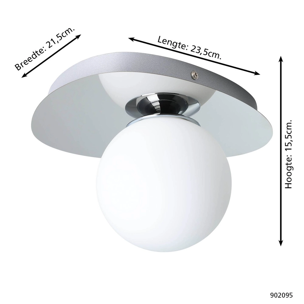 Plafonnier Castrovido Uniquement Chrome Eglo 9008606360727