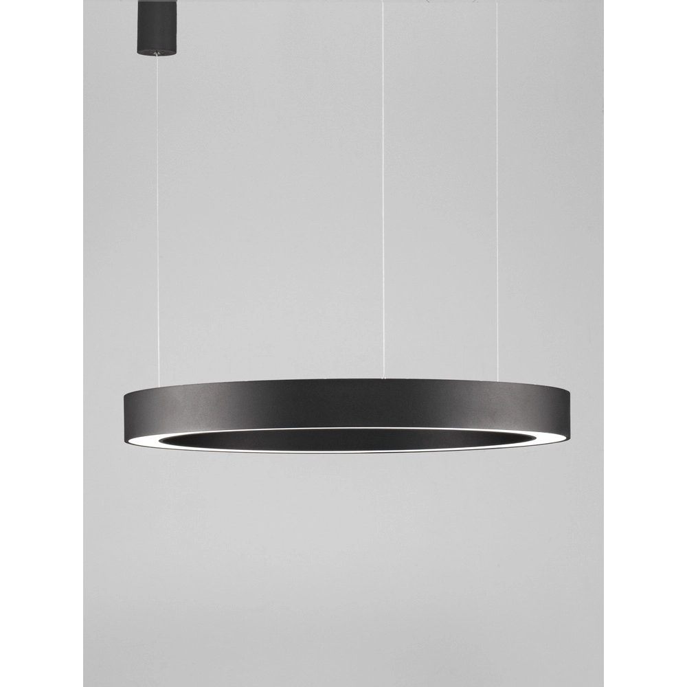 Suspension Morbido noir Ø 80cm Lyora 5212017438676