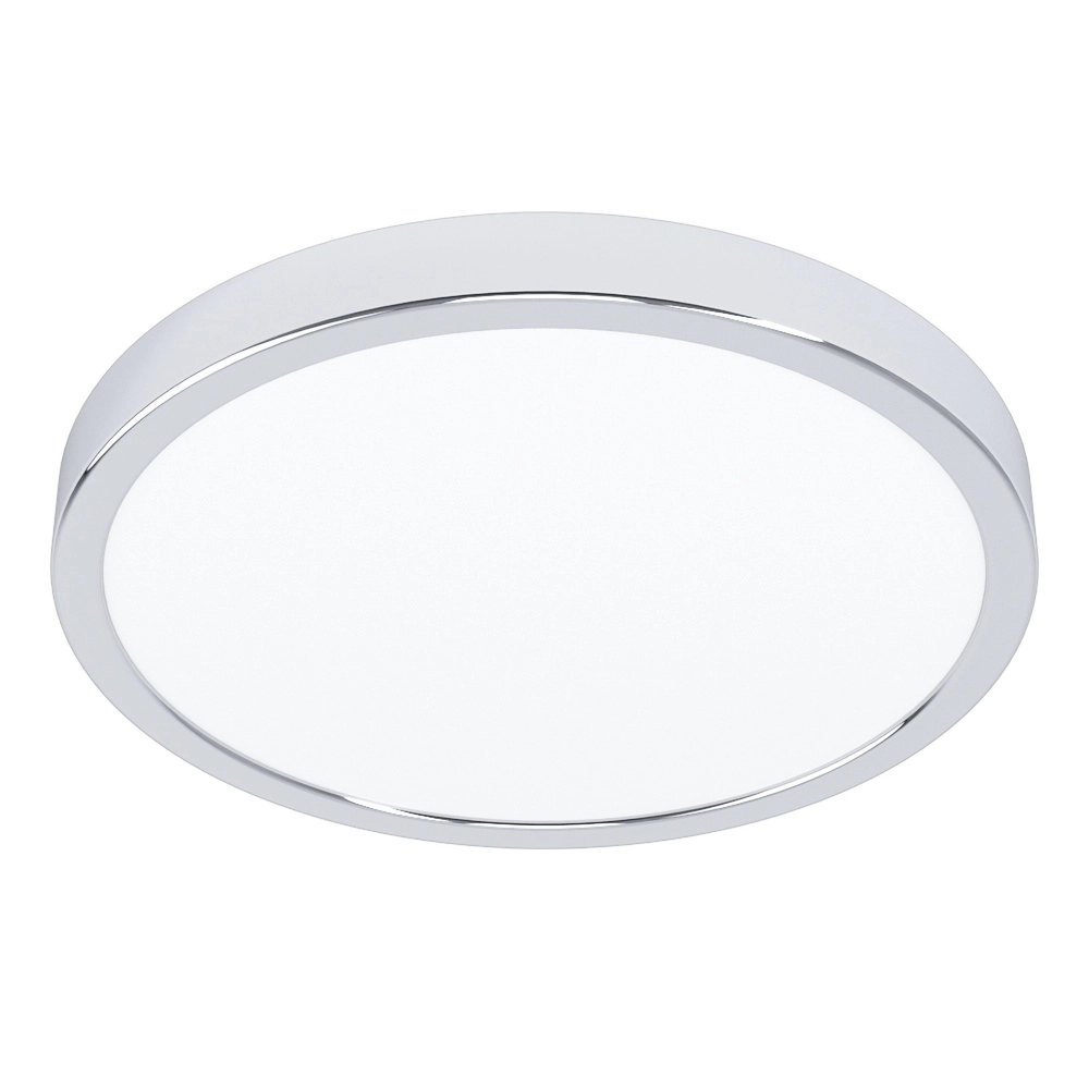 Lumière de plafond chromée Fueva 6 LED - Ø 27,7cm
