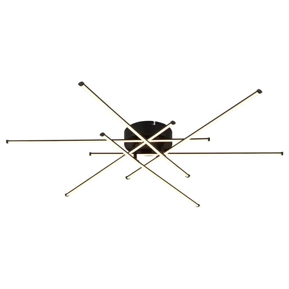 Lampe de plafond à design Lawson Noir