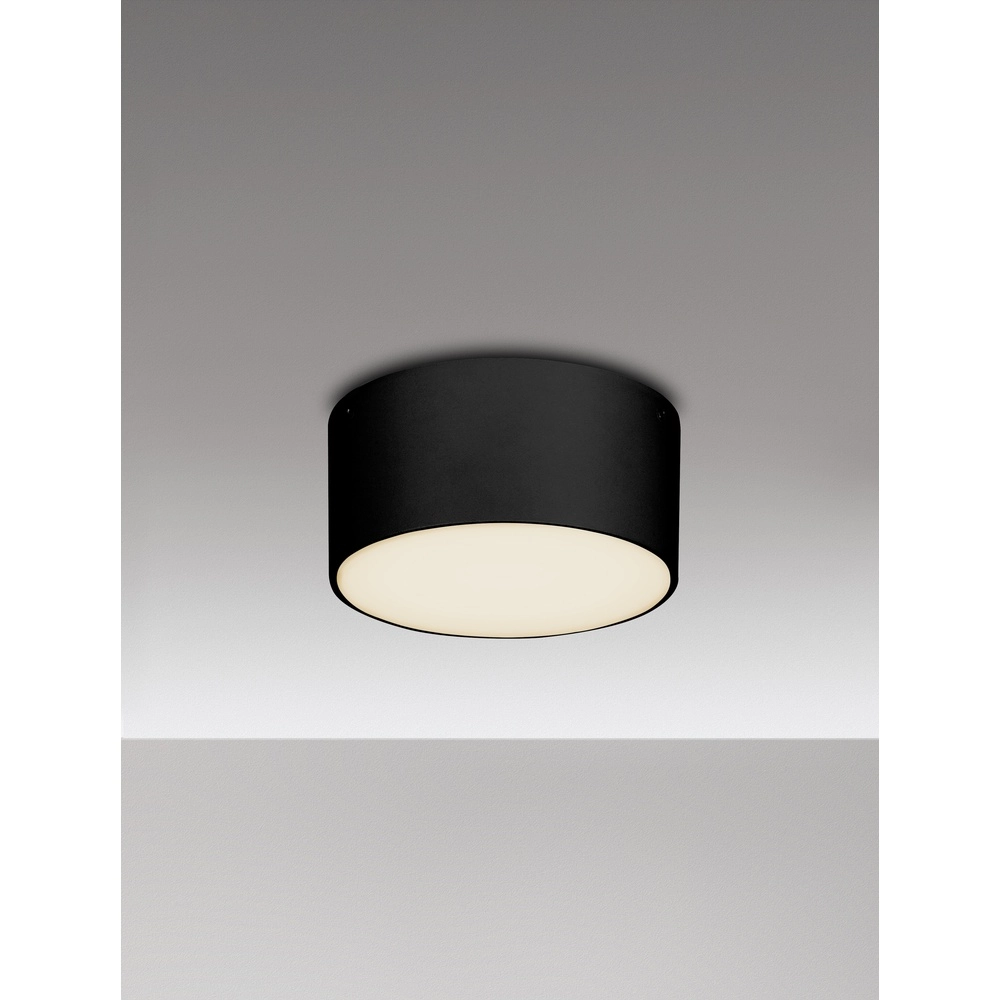 Plafonnier rond Judi Ø 12cm anthracite