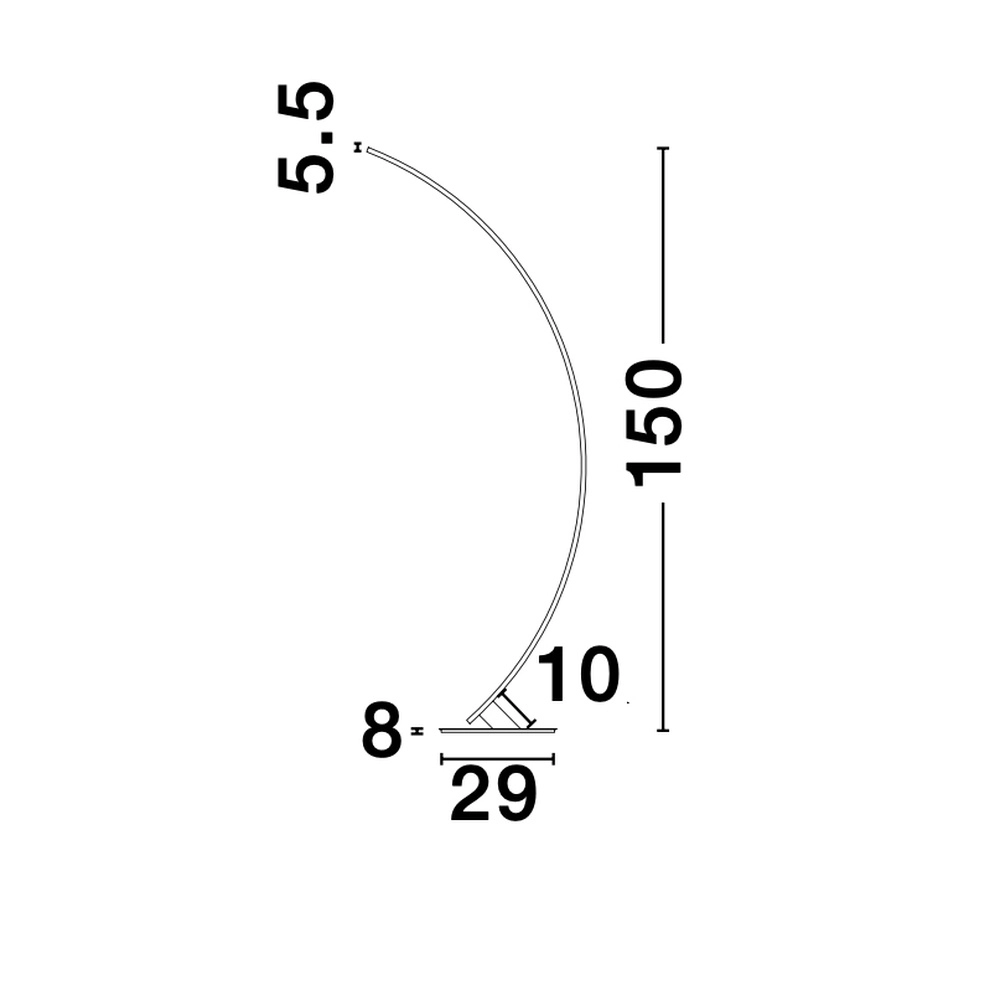 Lampadaire Premium blanc Lyora 5212017419903