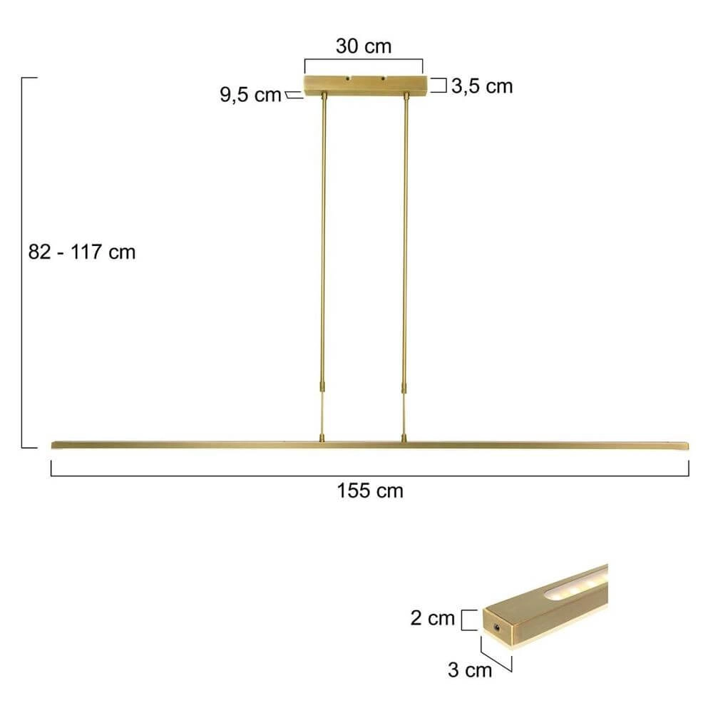 Suspension Zelena LED or Steinhauer 8712746177572