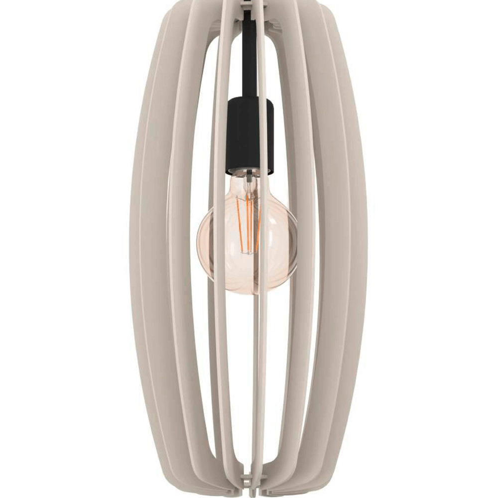 Lampe suspendue blanche Bajazzara Ø 26 cm Eglo 9008606244324