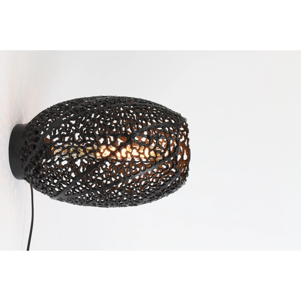 Lampe de table de conception Sinula Ø 24cm - noir Light & Living 8717807614492