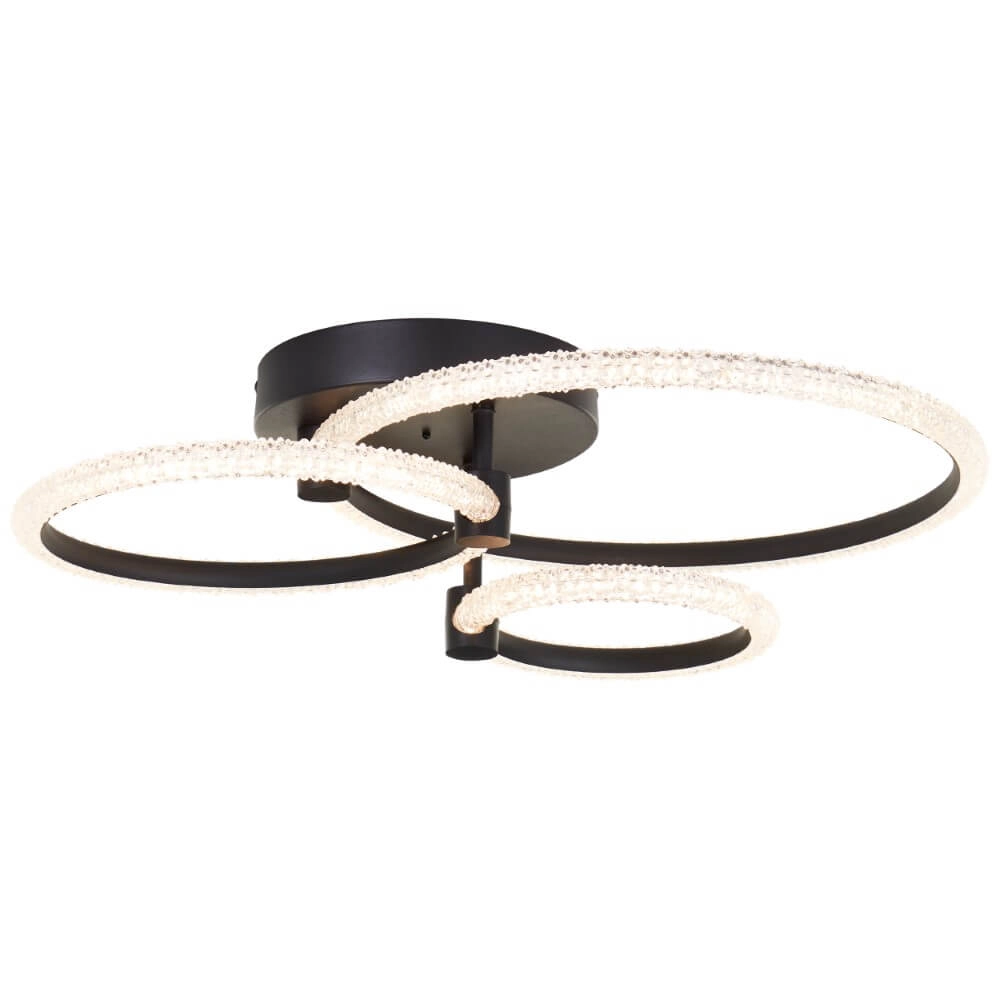 Plafonnier rond Aydin blanc Brilliant 4004353442087