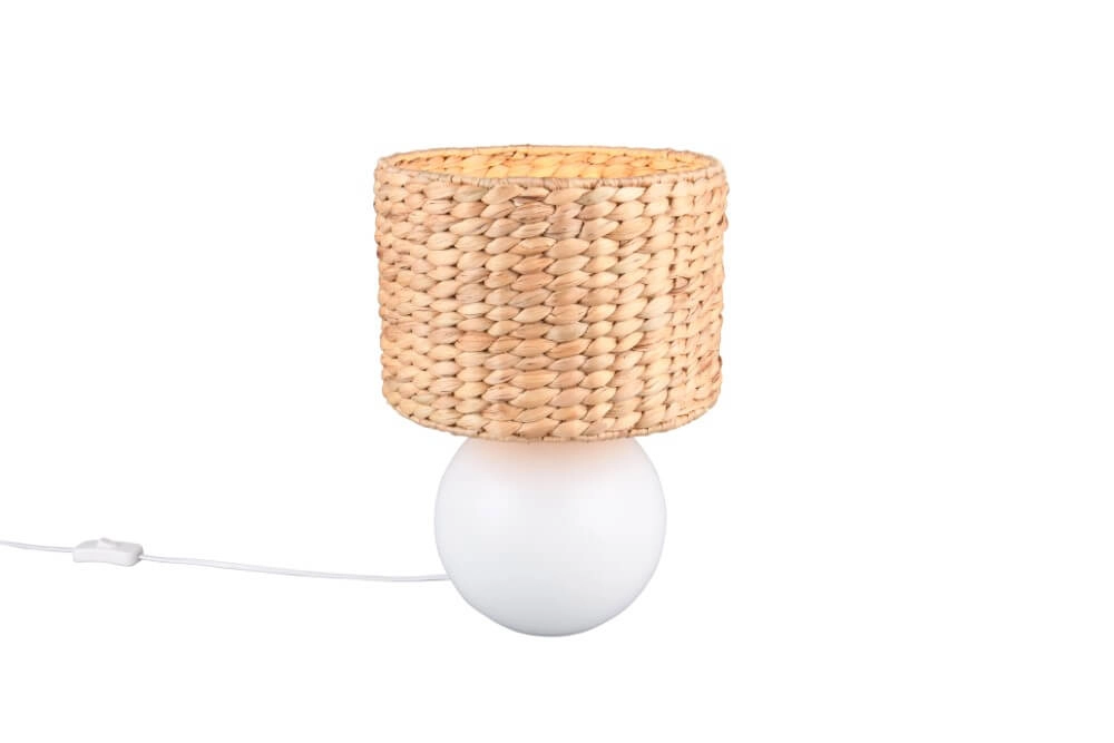 Lampe de table Vina Ø 28cm - avec capuche en corde Lampe de table Vina Ø 28cm - avec capuche en corde