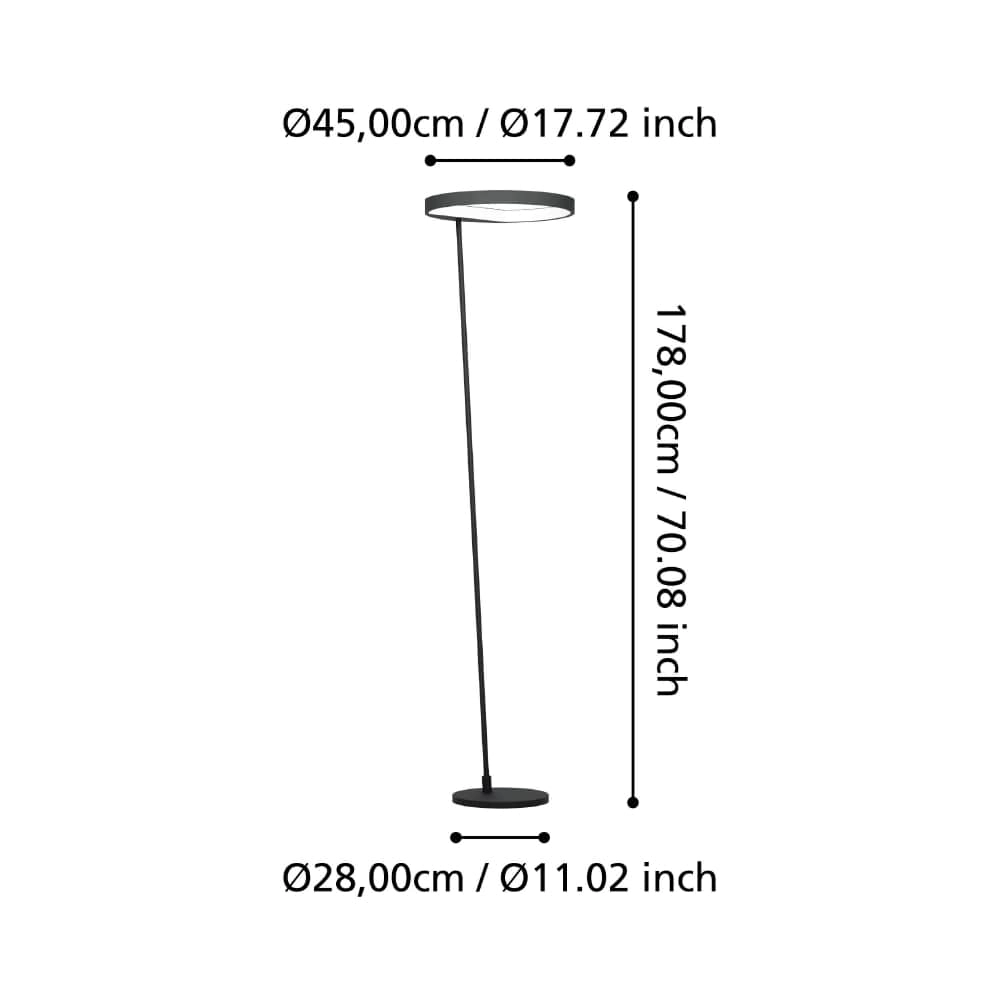 Lampe de lecture LED moderne Caredara Stars of Light 9008606241224