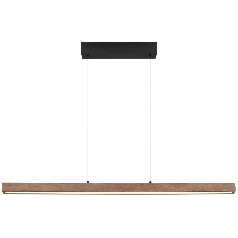Lampe suspendue élégante Olivus bois 115 cm Globo 9007371455683