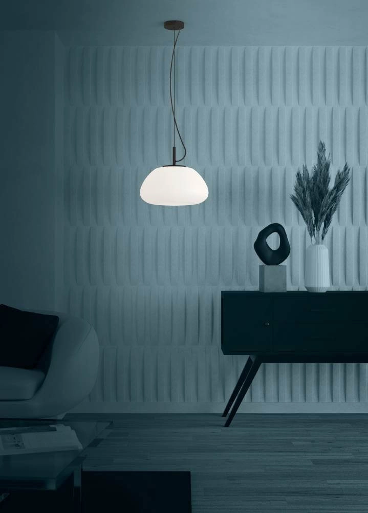 Lampe suspendue Balmes Ø 42cm - verre opale Stars of Light 9008606243150