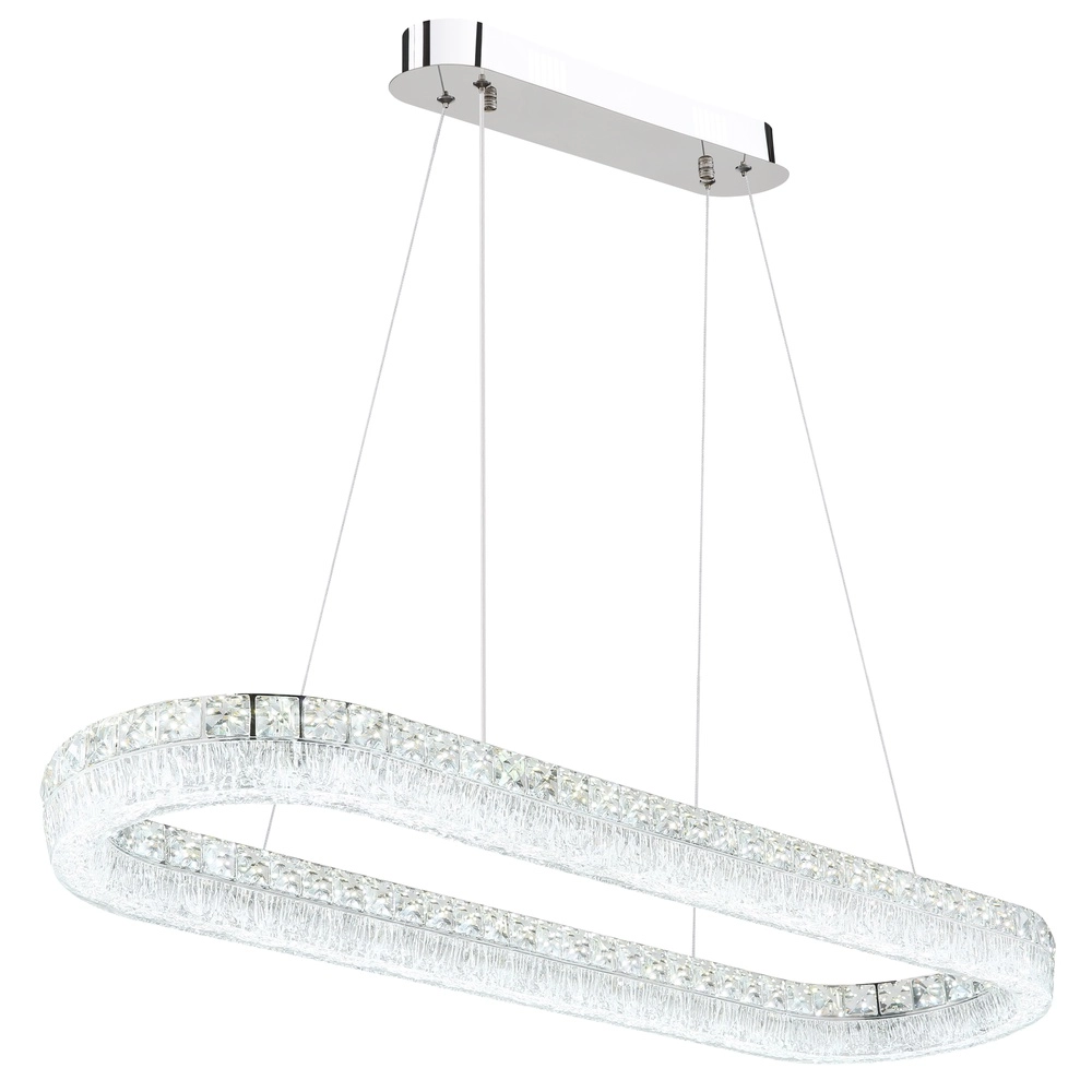 Lampe suspendue Laurel Chrome ovale Globo 9007371572779