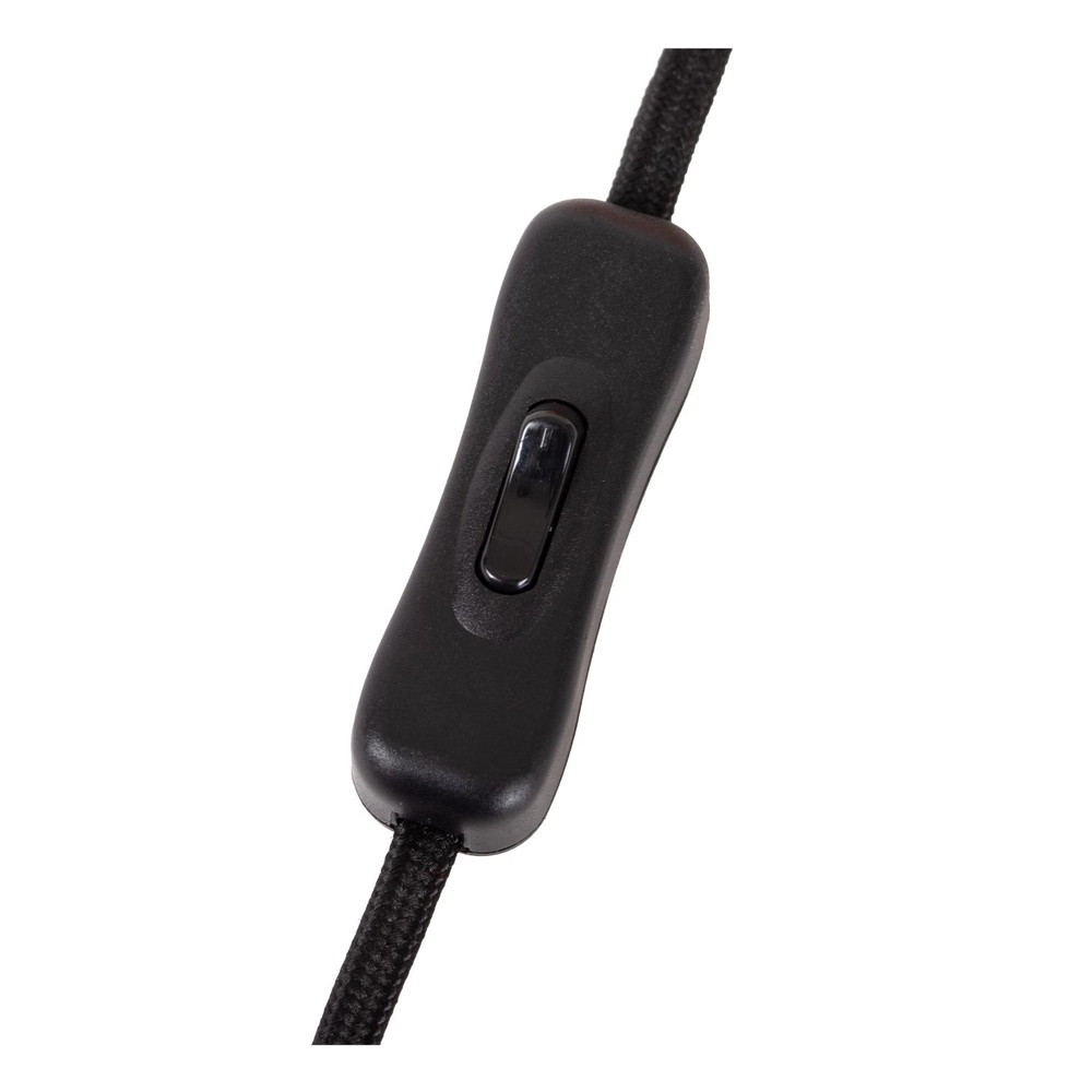 Lampe de table Lambres Ø 15 cm de noir Lucide 5411212452948