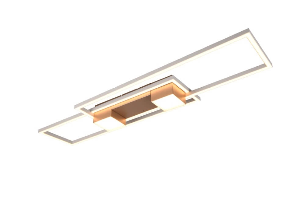 Plafonnier LED 100x28 Albany cuivre rouge Trio 4017807610307