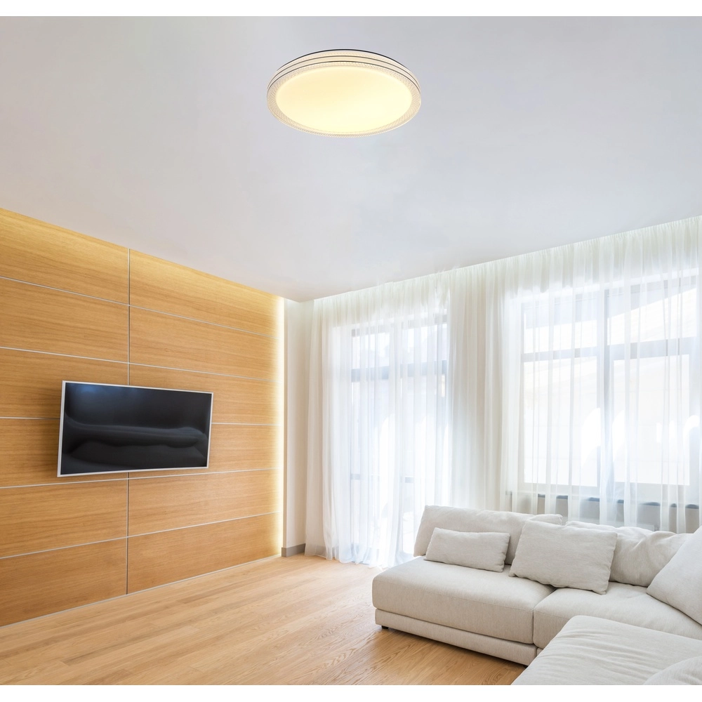 Éclairage de plafond Veleno blanc Ø 49,5 cm Globo 9007371455492