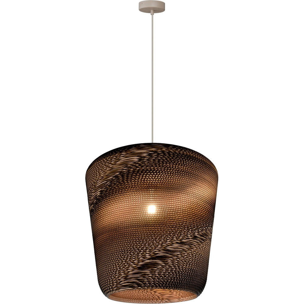 Lampe suspendue à sable Carta Moody Ø abat-jour Think Paper 54cm