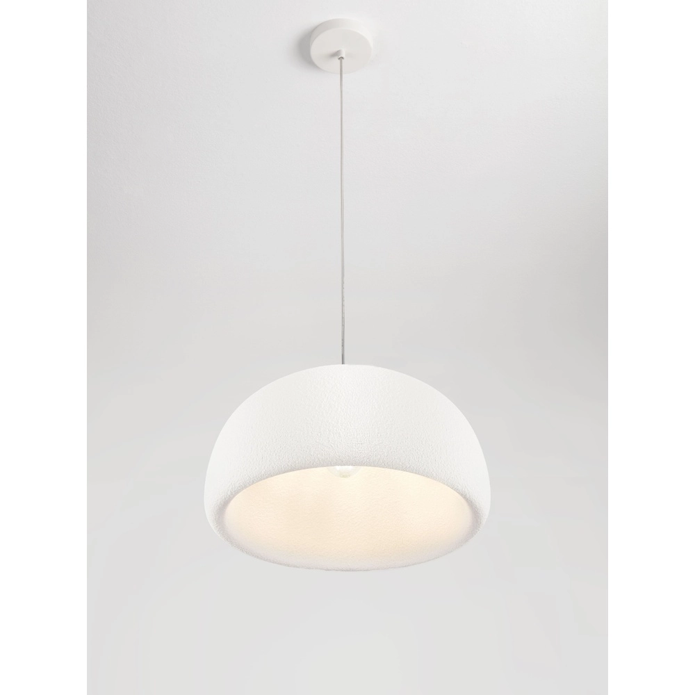 Lampe pendante moderne Davo blanc Ø 43cm Lyora 5212017495686