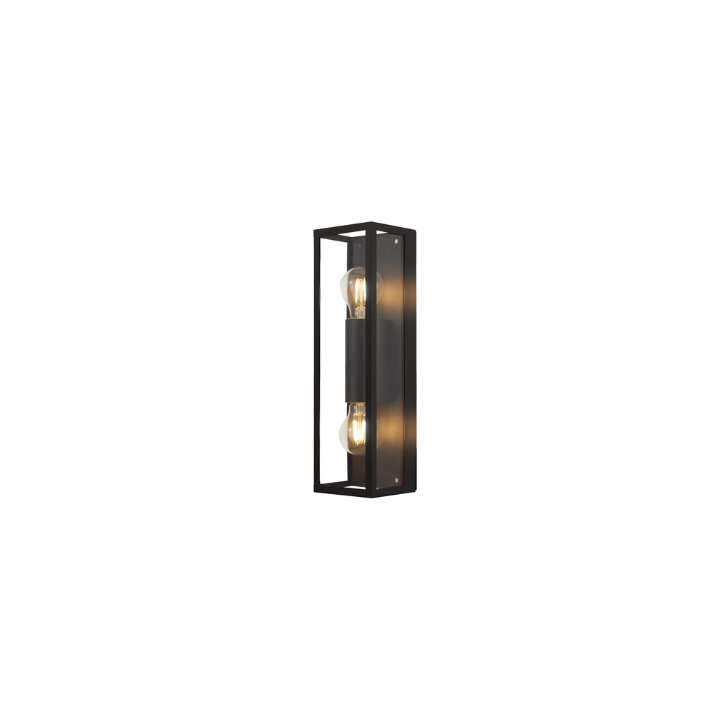 Lampe extérieure élégante Alamonte 2 2x E27 - noir