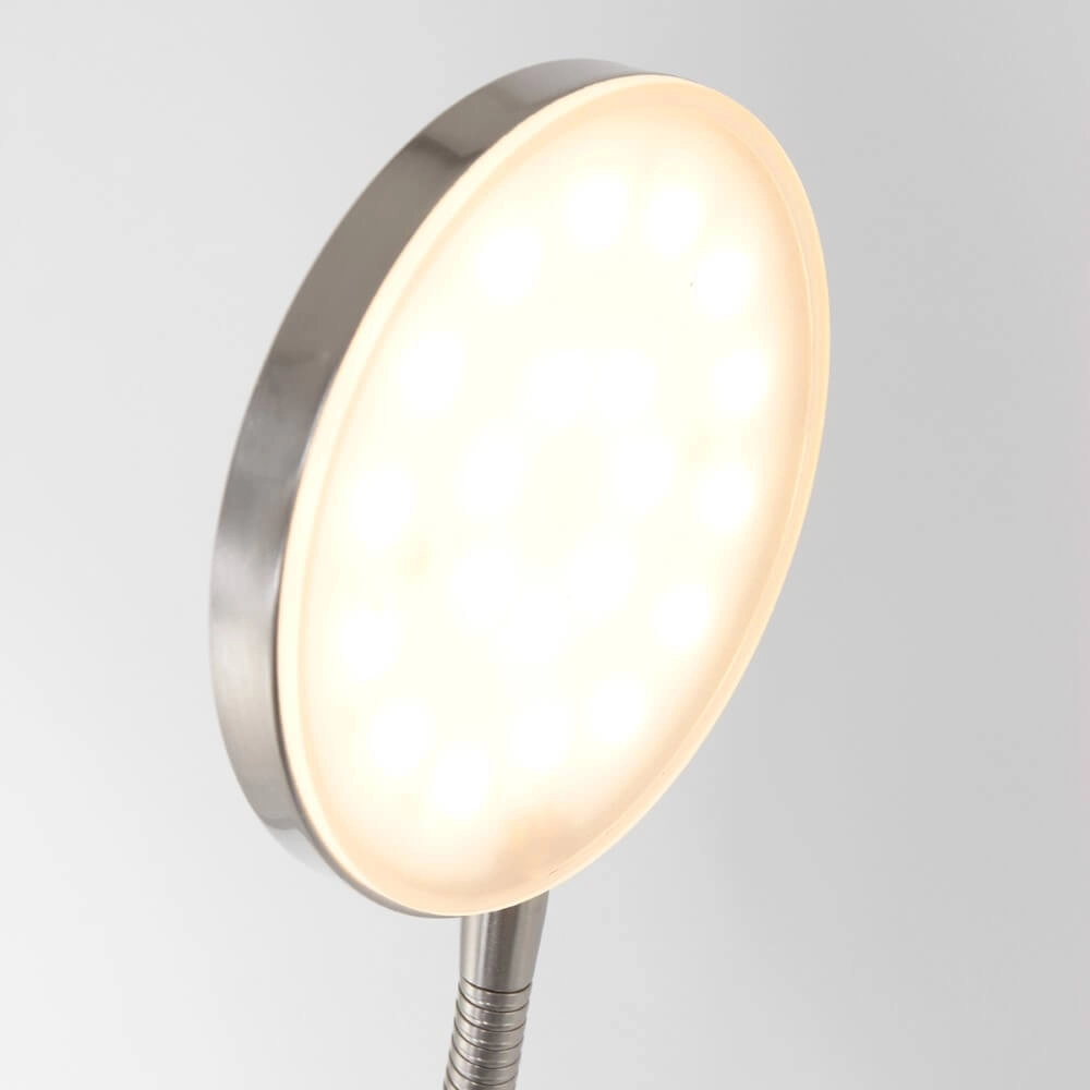 Lampe de lecture LED flexible Platu Acier inoxydable Steinhauer 8712746151503