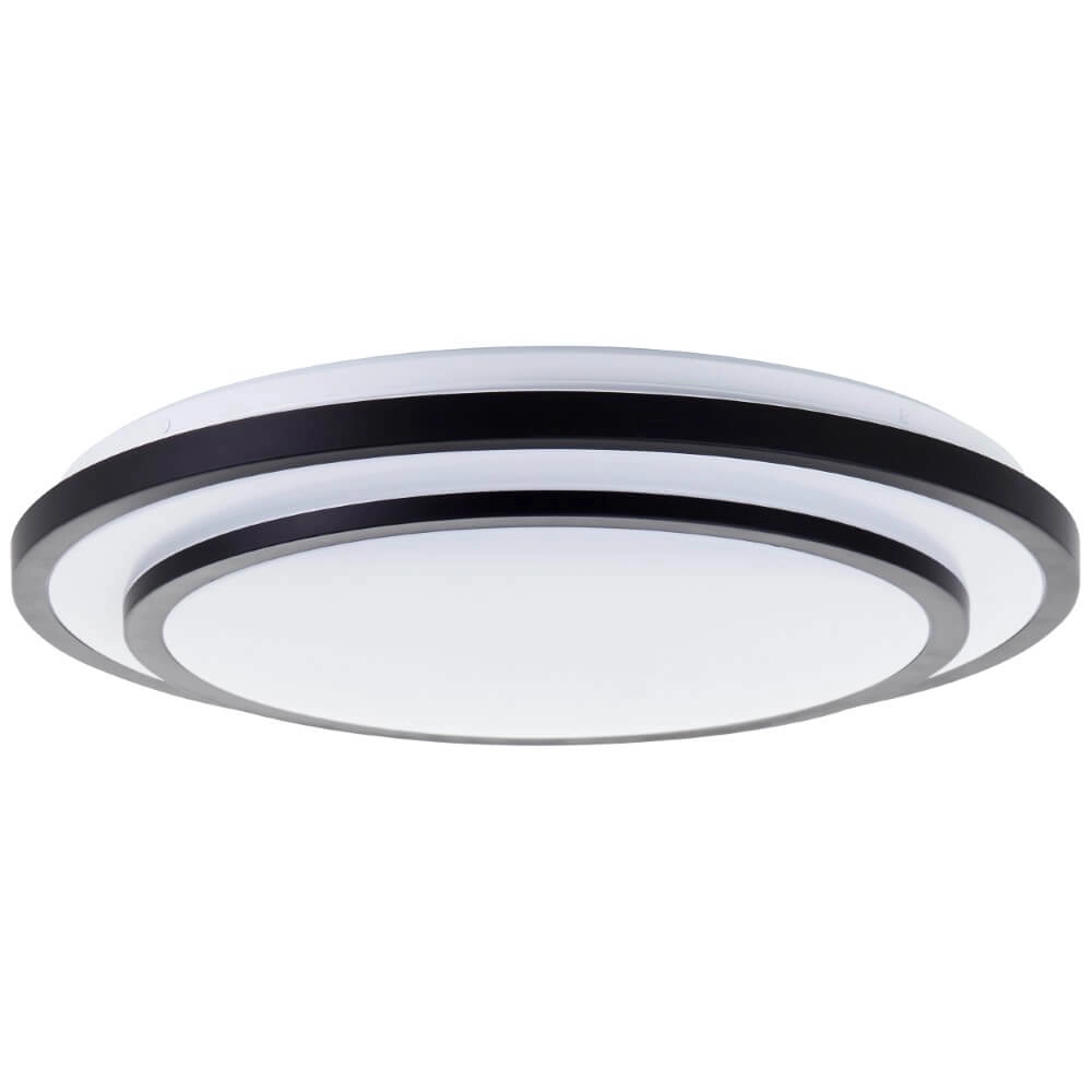 Plafonnier noir Luciano Ø 49,5 cm Brilliant 4004353426506