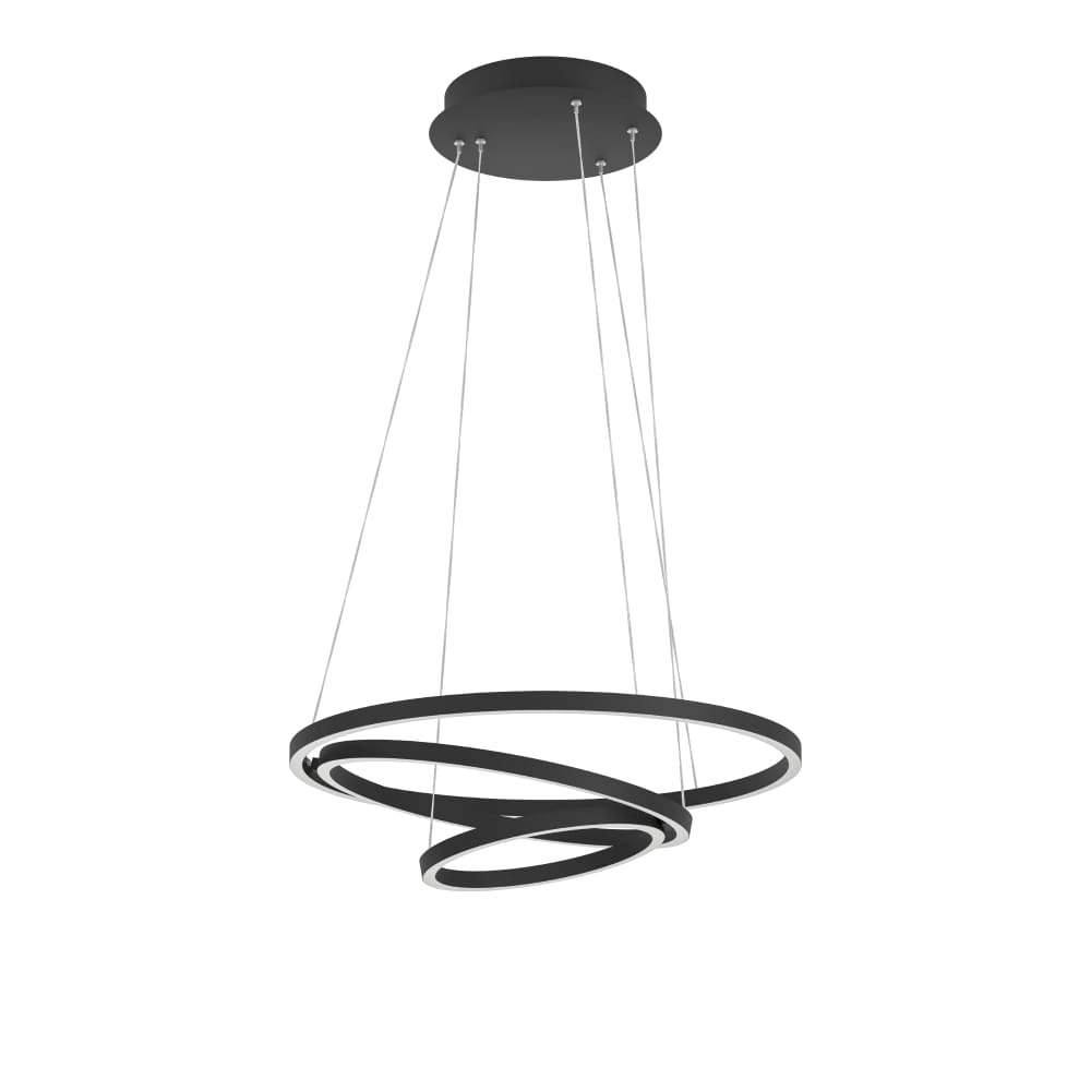 Lampe suspendue Zigbee Lobinero-Z noir