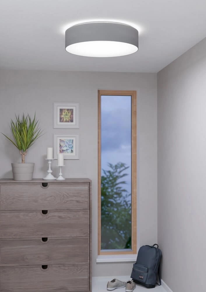 Plafonnier Zigbee Romao-Z gris Eglo 9008606243938