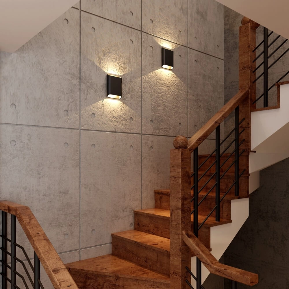 Applique murale Diaz L Noir Artdelight 8720701100275