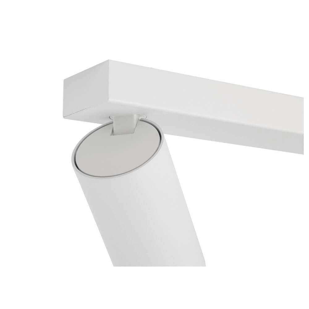 Spot double en saillie Kami Double blanc avec du noir SLV 4024163288705