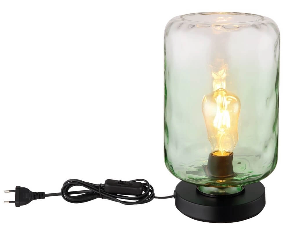 Lampe de table design Darina verre vert Globo 9007371452521