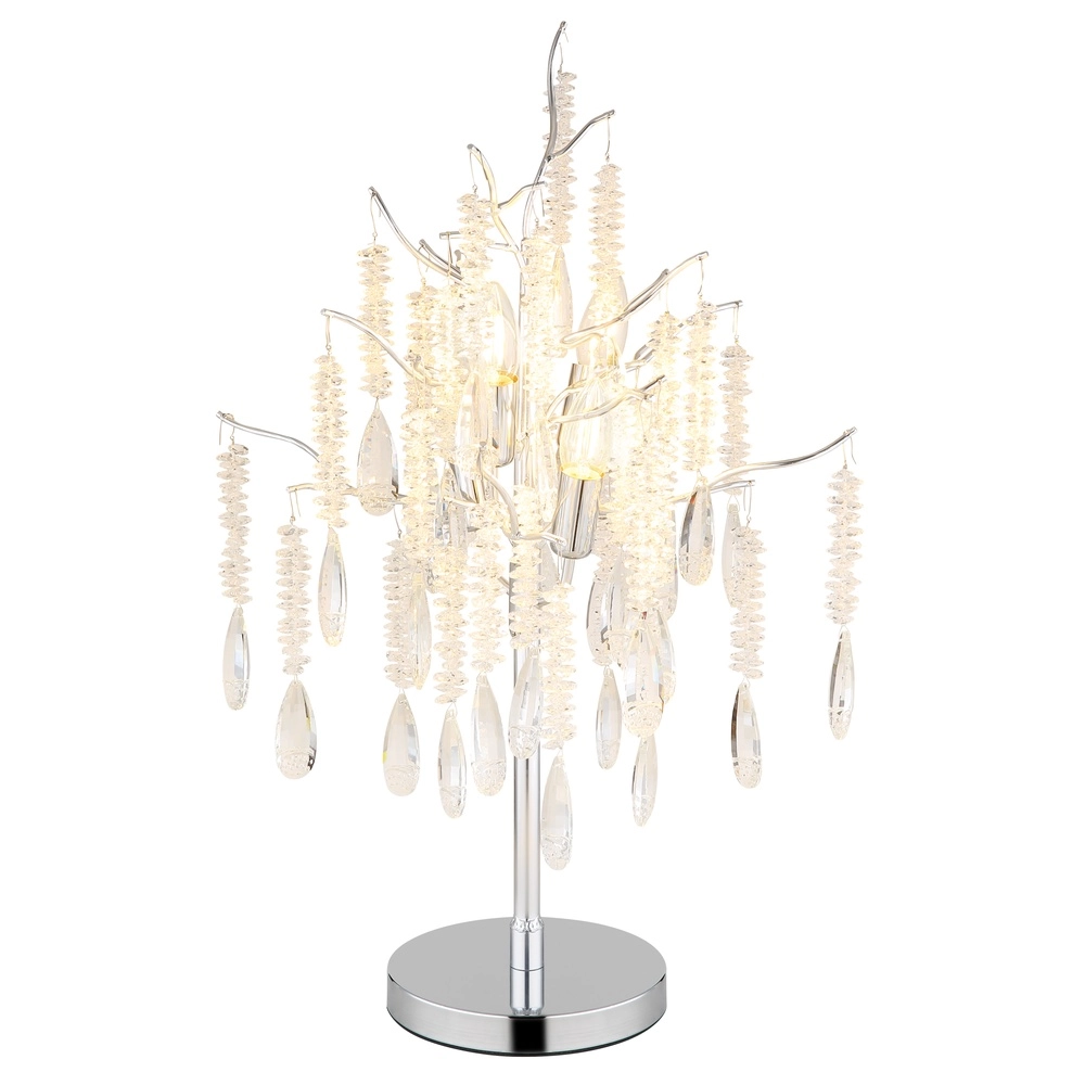 Lampe de table Kinga Gris argenté