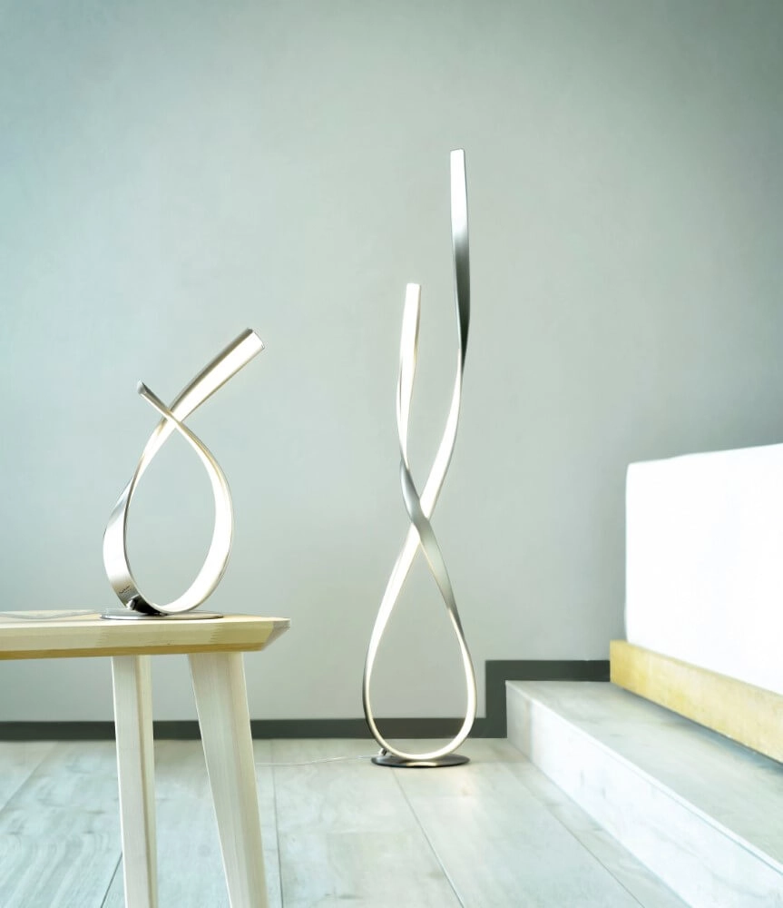 Lampe de table Linda tabouret en métal Paul Neuhaus 4012248304778