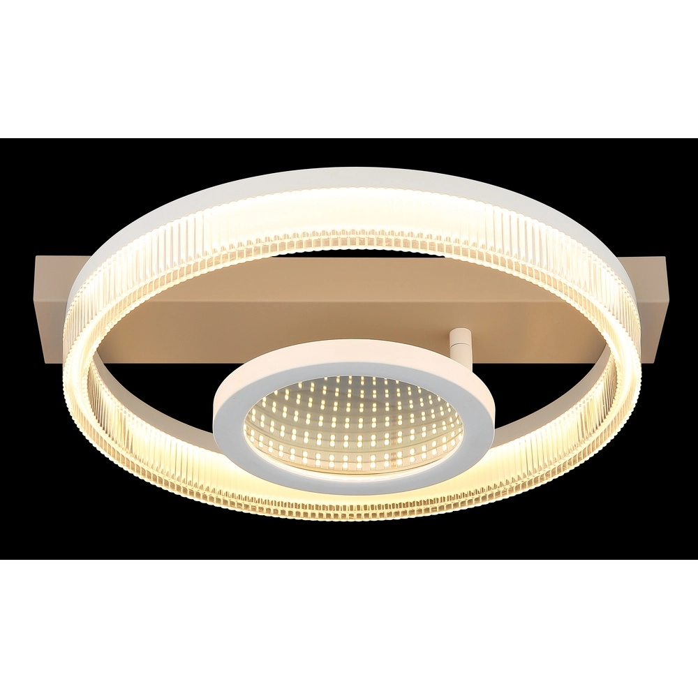 Plafonnier moderne Zara brun sable 36cm Globo 9007371567072