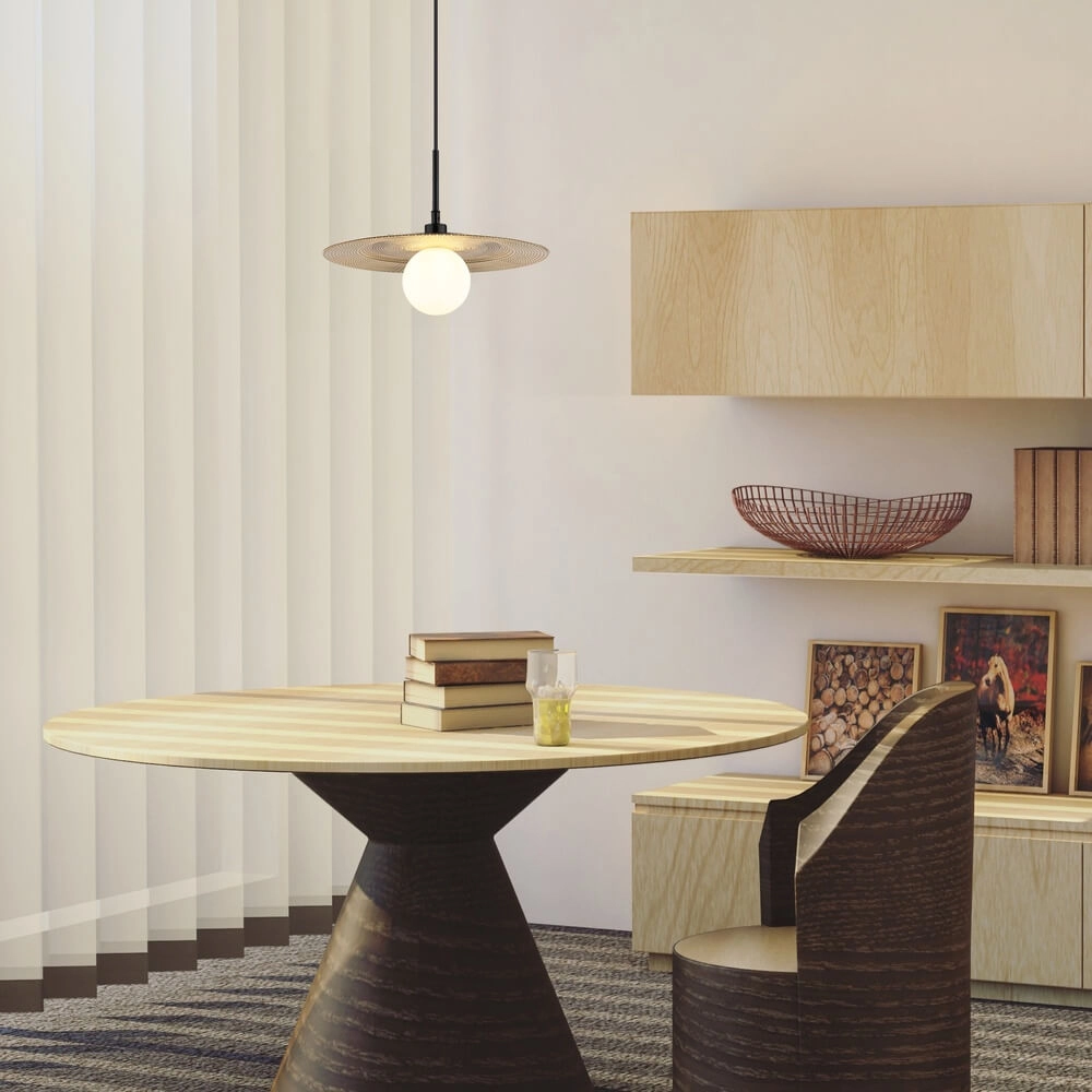 Suspension dorée Riga Ø 33cm Globo 9007371459018