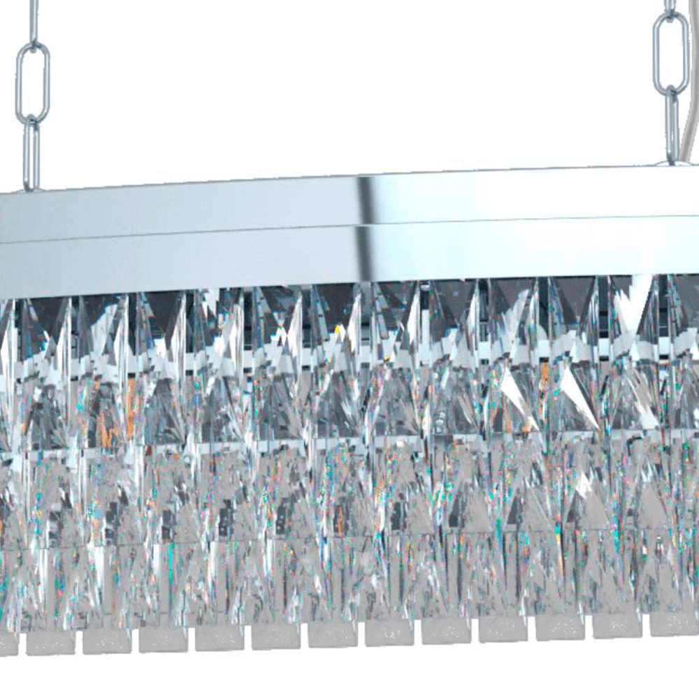 Lustre de salle à manger Valparaiso 1 chromé 115cm Stars of Light 9002759394950