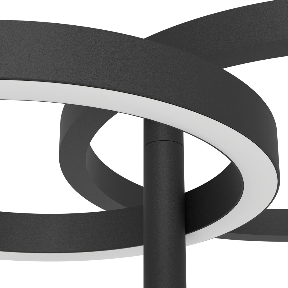 Lampadaire design Castelpoto 1 noir Eglo 9008606357314