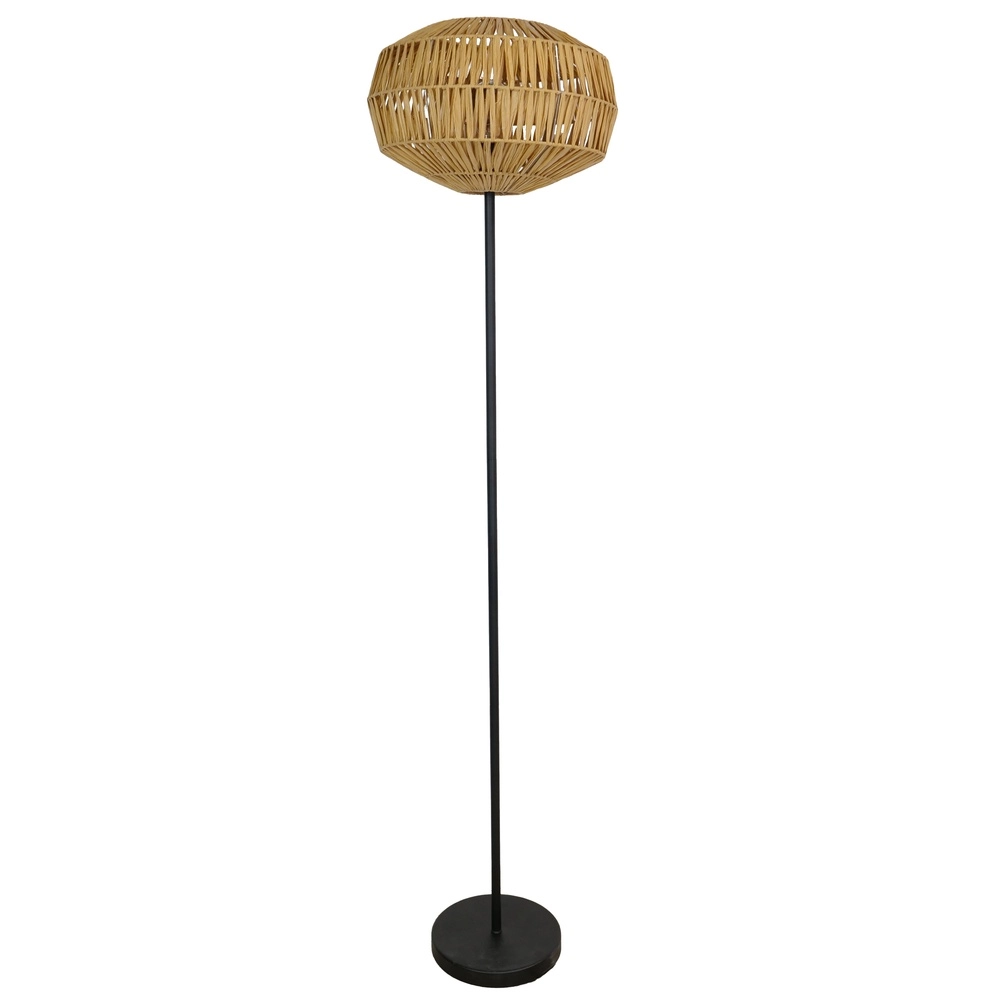 Lampadaire en rotin Sheldon Ø 38cm Eglo 9008606359813