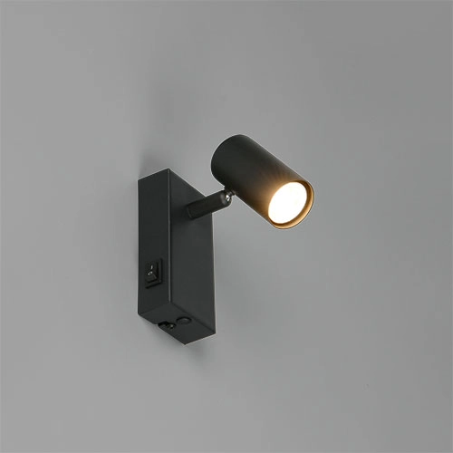 Projecteur réglable en surface Taryn Noir