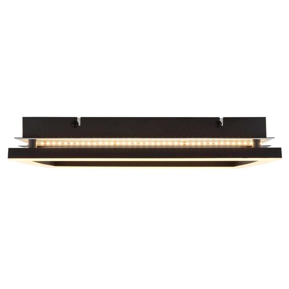 Lampe de plafond carrée Estrada Noir Globo 9007371586714