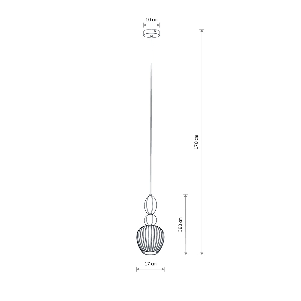 Lampe pendante de conception Corals Ø 17cm Lyora 5903139119740