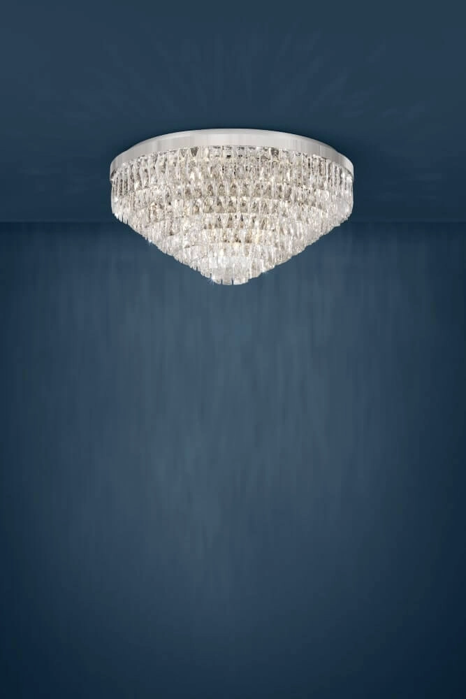 Lustre de plafond Valparaiso 1 chromé Ø 78cm Stars of Light 9002759394929