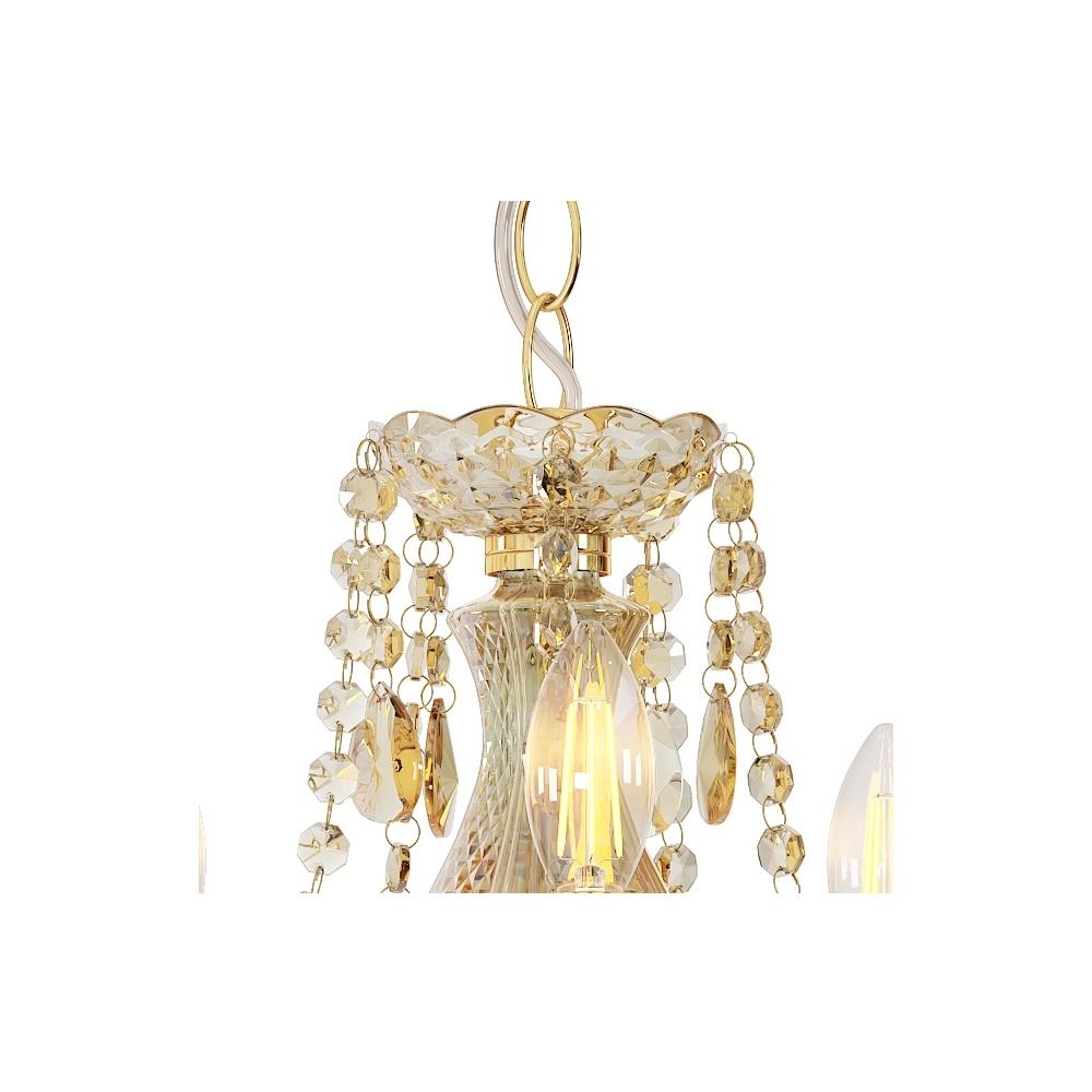 Chandelier Marie Ø 48 cm d’or Globo 4048194072768