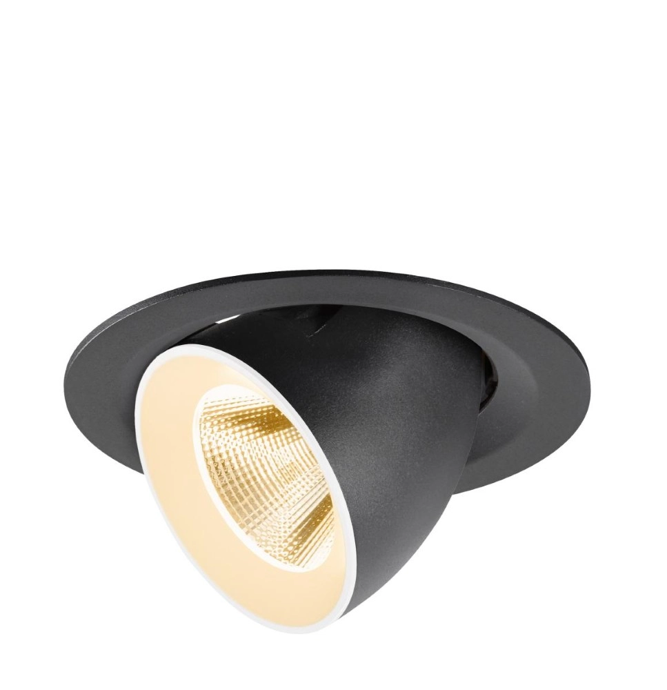 Spot encastré Numinos Gimble M noir/blanc 2700K - 20 deg SLV 4024163312127