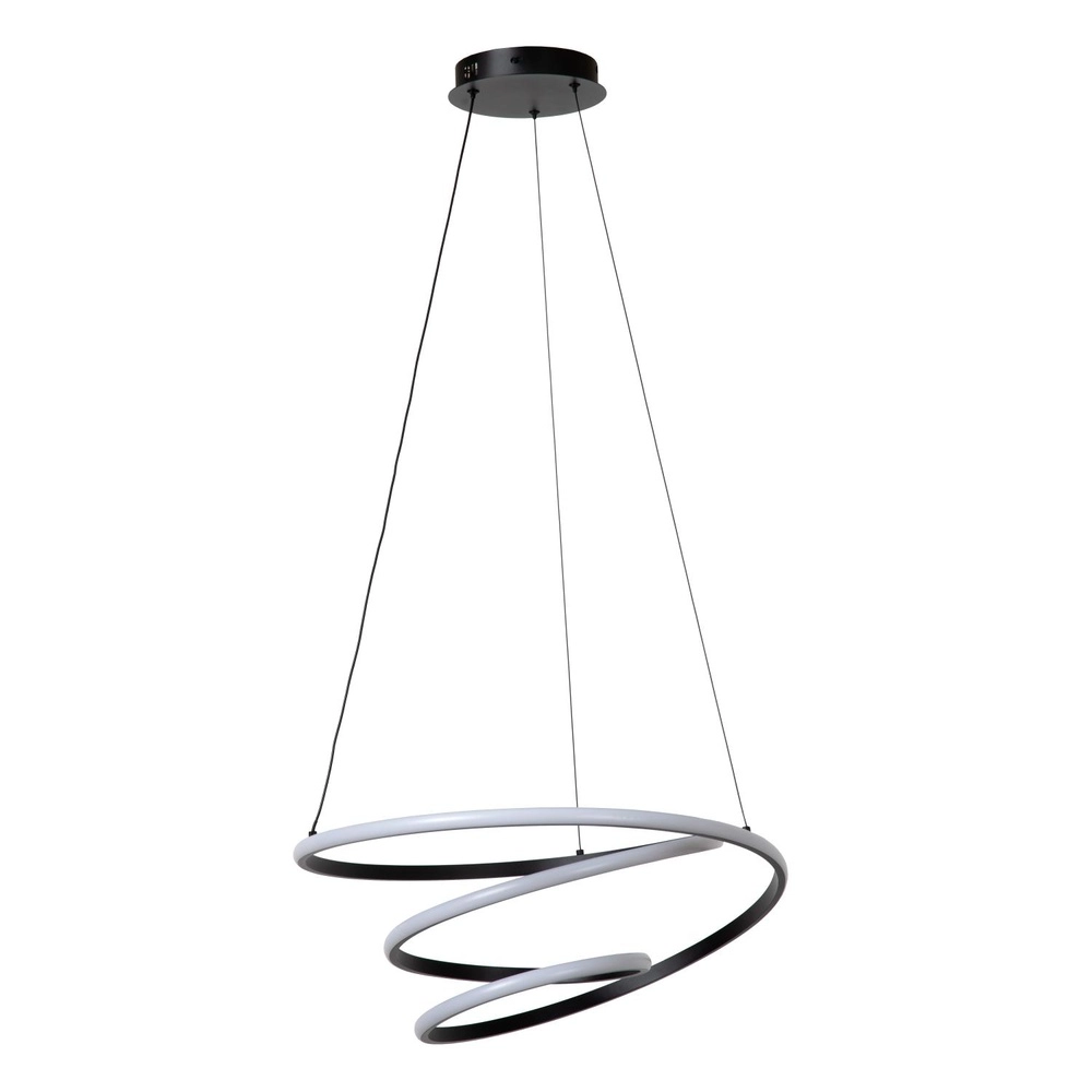 Lampe pendante moderne Espiral 40W noir