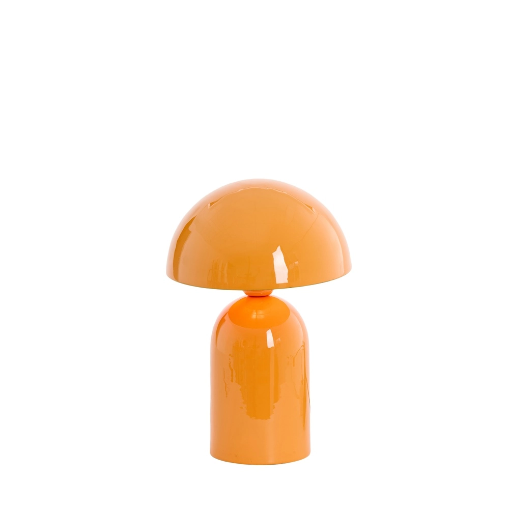 Lampe de table champignon Tolima orange brillant - Ø 23cm Light & Living 8717807807825