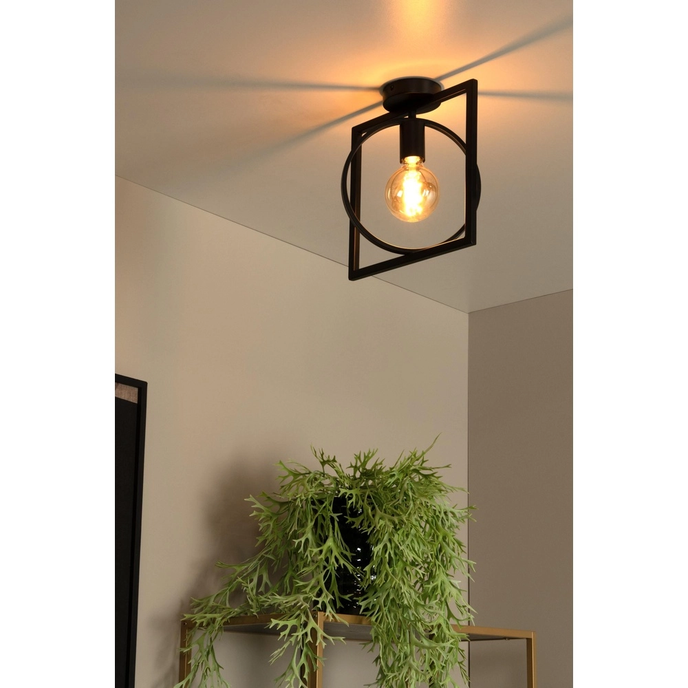 Lampe de plafond unique Suus Noir Lucide 5411212010865
