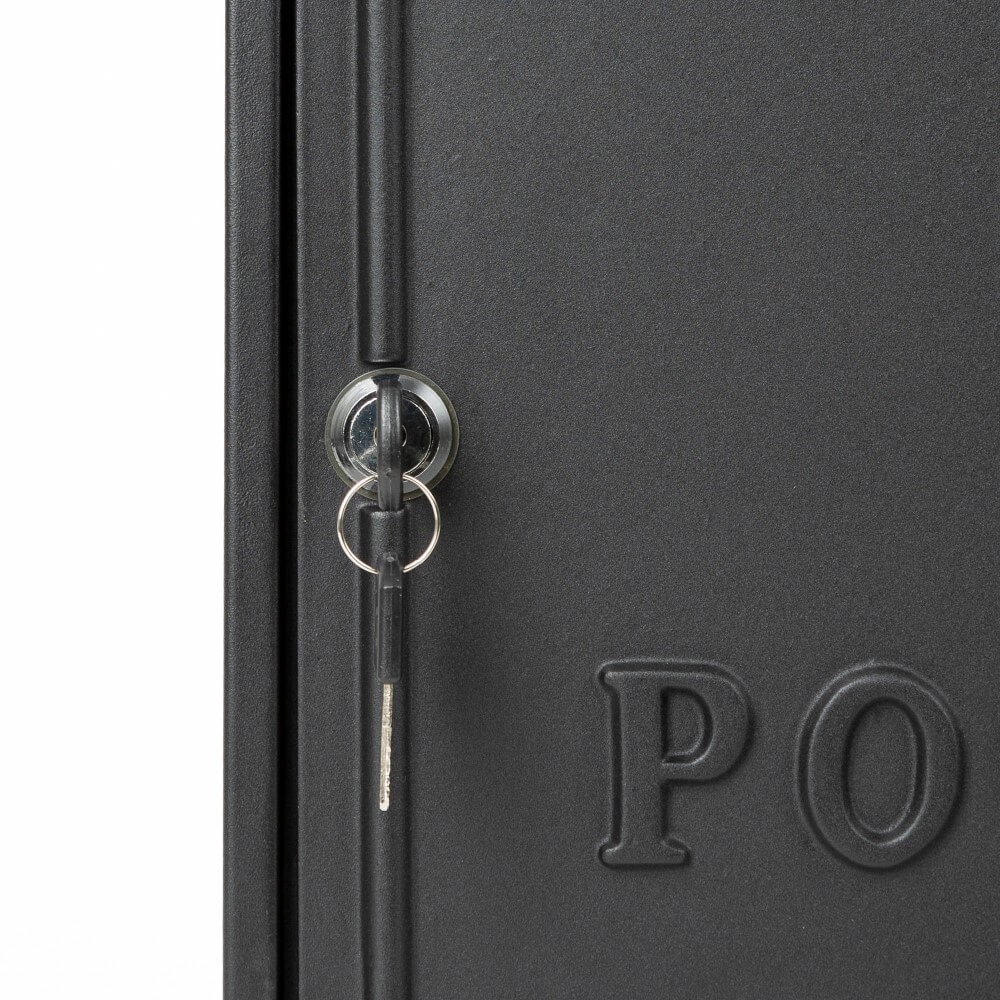 Boîte aux lettres noire Postbox B6 KS 8714732171342