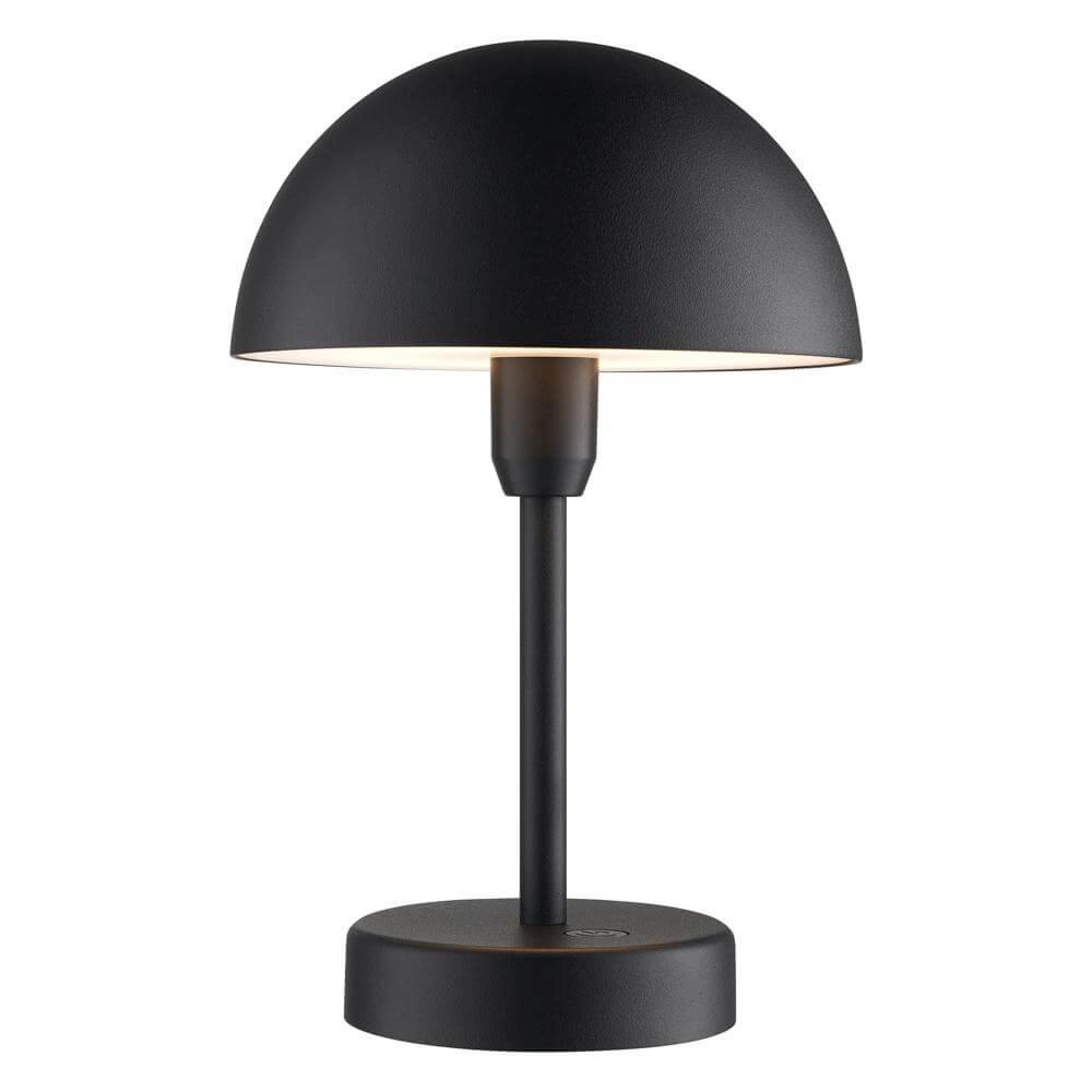 Lampe de table rechargeable Ellen noir Lampe de table rechargeable Ellen noir