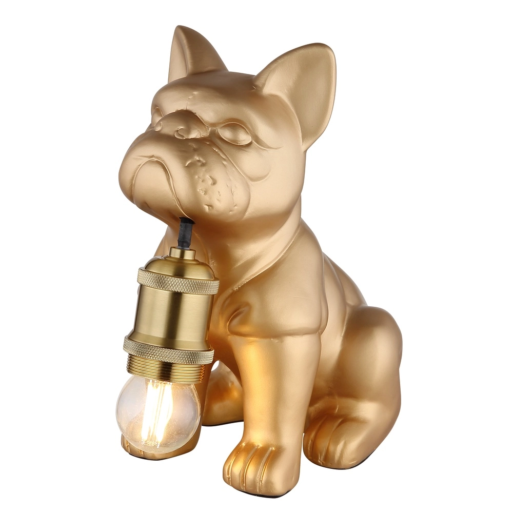 Lampe de table Dogo Or chien