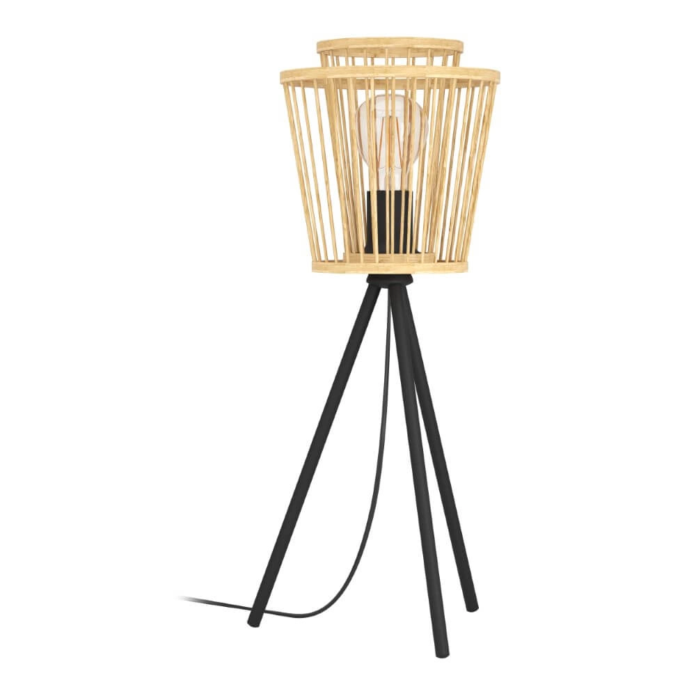 Lampe de table en bois Hykeham 57 cm de haut