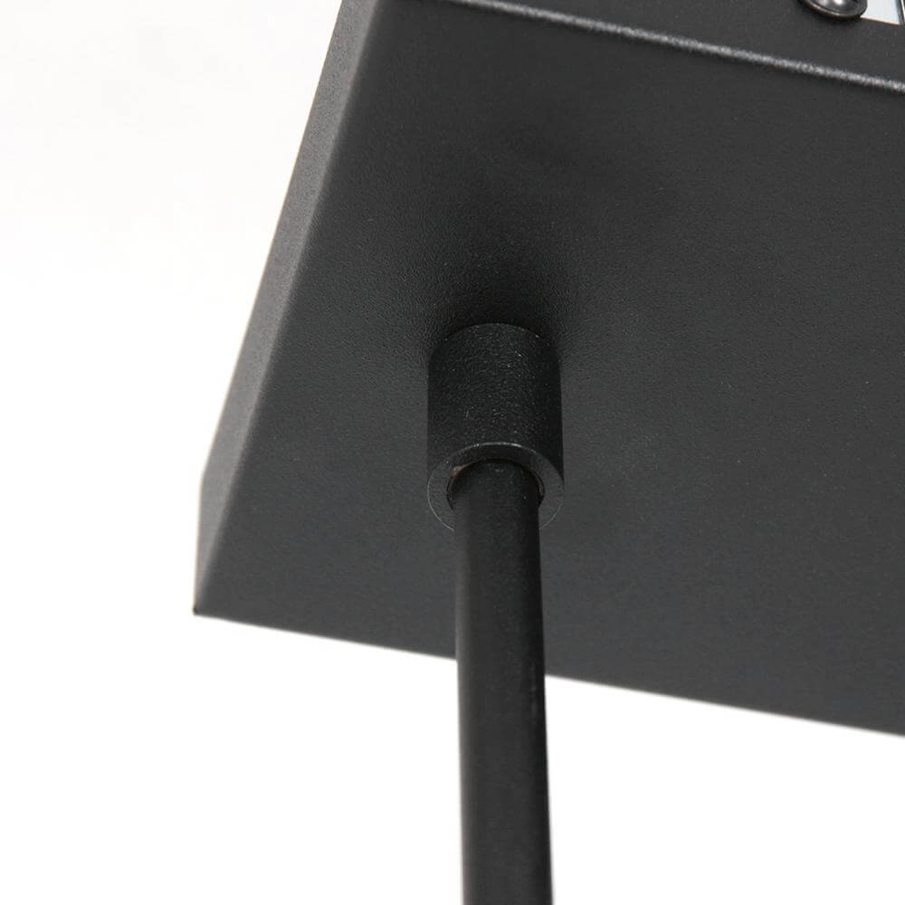 Suspension 3 lumières Stang Noir avec capuche bleu clair Steinhauer 8712746175424