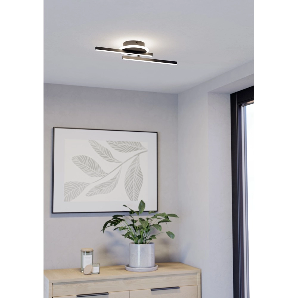 Lampe de plafond moderne Nogaredo Noir 45cm Eglo 9008606391554